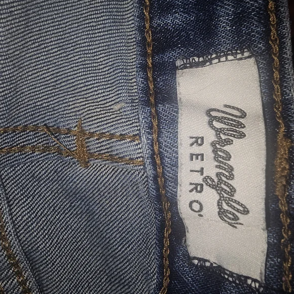 Wrangler Women's Retro High Rise Flare Bell Bottom Jeans Size 31x30 - Picture 9 of 12